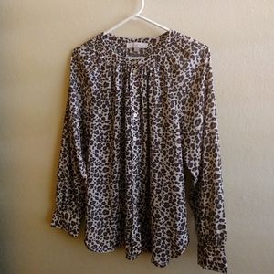 LOFT animal print shirt
